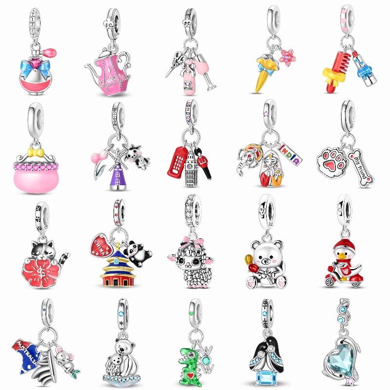 Jewelry Making In London - Reise-Serie Original Charm 925 Silber London