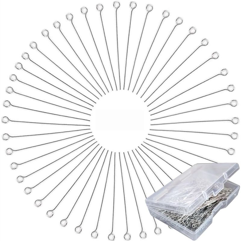 Jewelry Making Eye Pins - A01F-Hot 300 Stück 1,6 Zoll 304