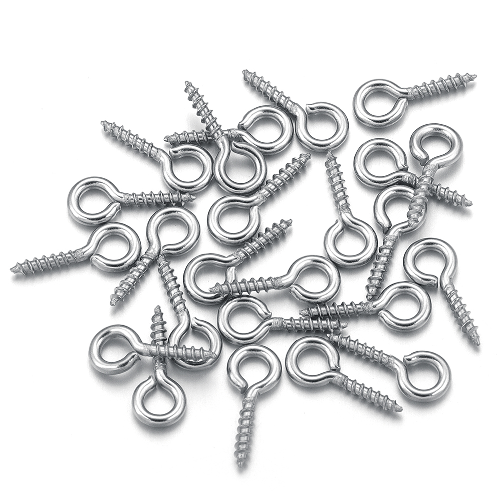 Jewelry Making Wire - 100 teile/los Edelstahl Mini Schraube Auge