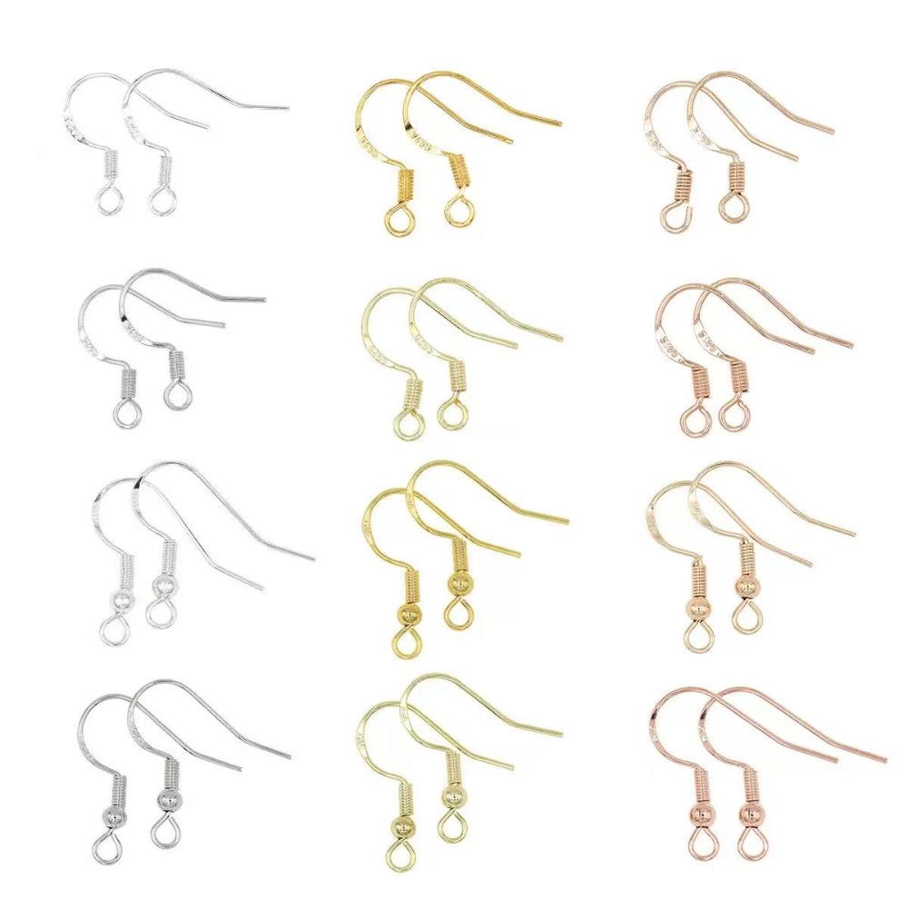 Jewelry Making Wire - Vergoldete Ohrringhaken 100 Stück Ohrhaken-Befestigungen für