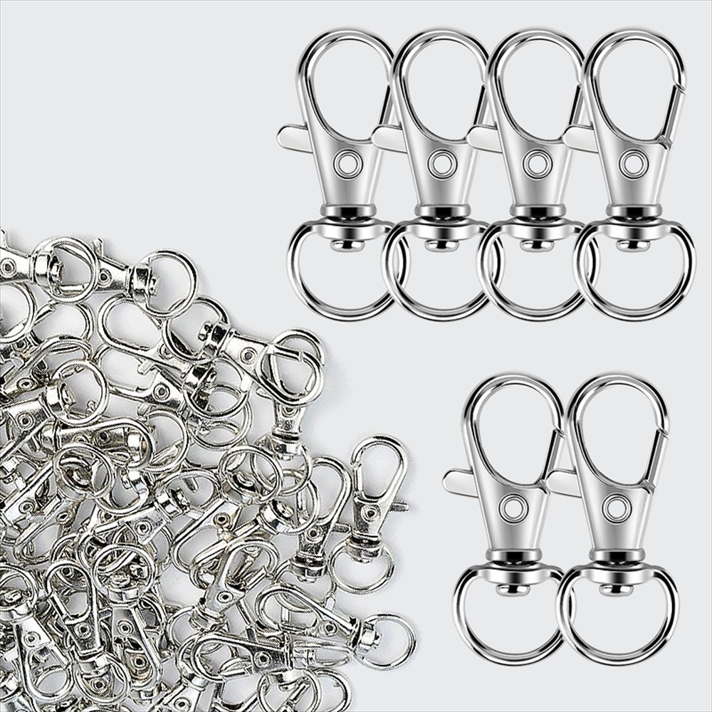 25-200 Stück Metall-Drehkarabi – Jewelry Making Rings Bewertung und Preis