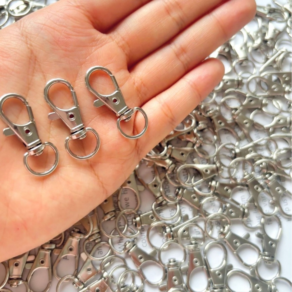 25-200 Stück Metall-Drehkarabi – Jewelry Making Rings Bewertung und Preis