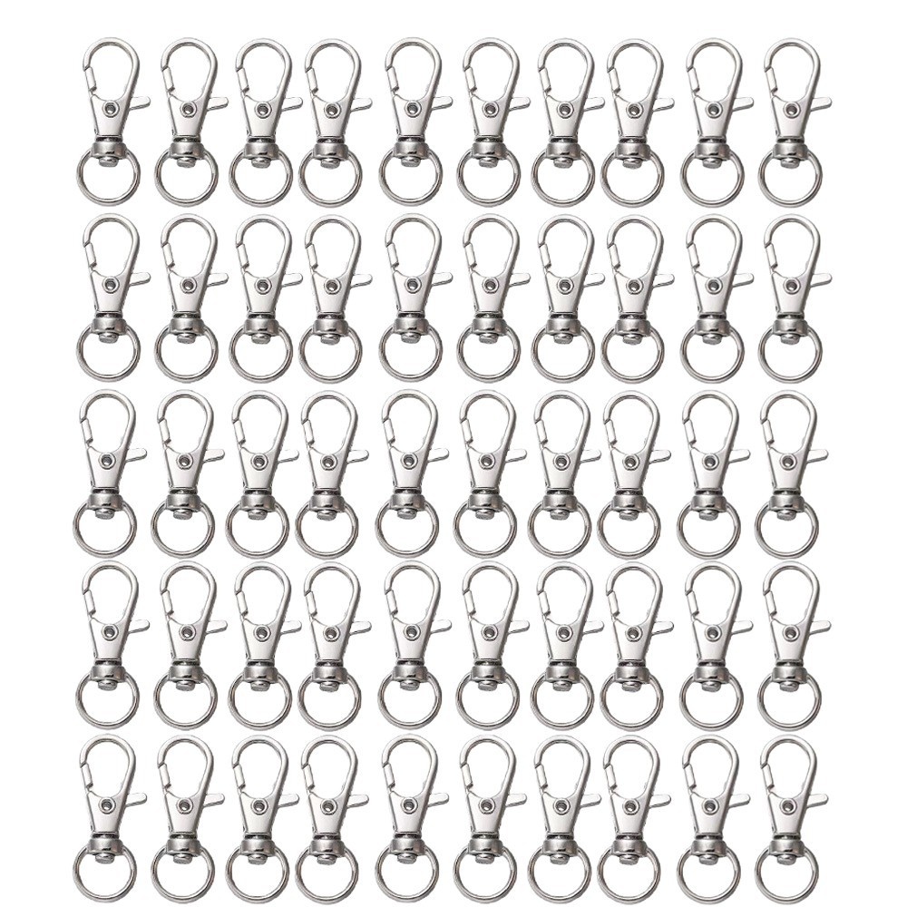 25-200 Stück Metall-Drehkarabi – Jewelry Making Rings Bewertung und Preis