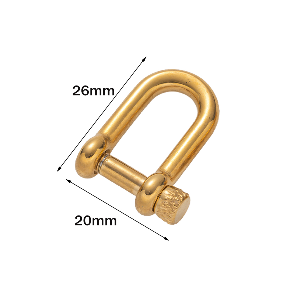 1 Stück 304 Edelstahl D-Ring A – Jewelry Making Rings Bewertung und Preis