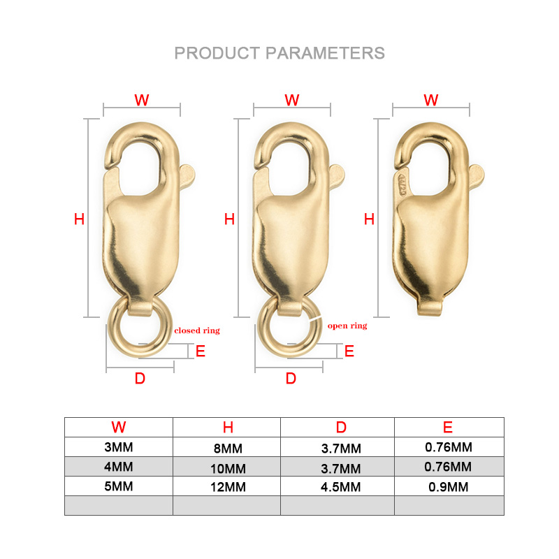Karabinerverschluss, 14 Karat  – Jewelry Making Rings Bewertung und Preis