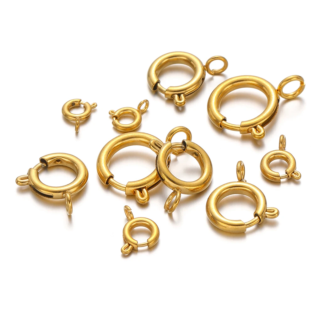 10 Stück Edelstahl Federringve – Jewelry Making Rings Bewertung und Preis