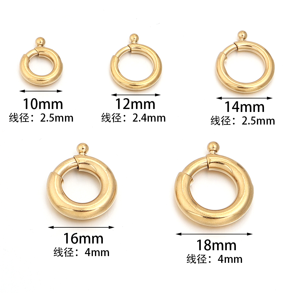 2 stücke Edelstahl Frühling Ve – Jewelry Making Rings Bewertung und Preis