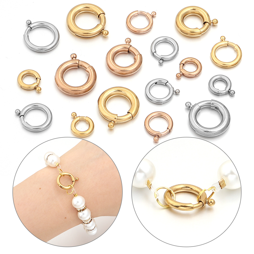 2 stücke Edelstahl Frühling Ve – Jewelry Making Rings Bewertung und Preis