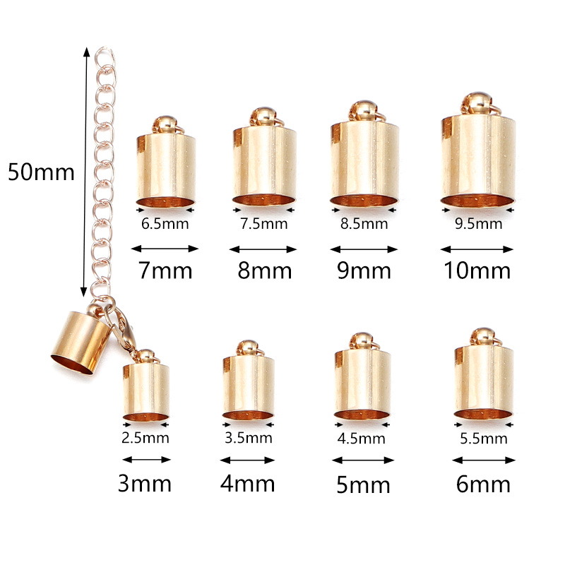 10Sets Lederband Endkappen mit – Jewelry Making Class Bewertung und Preis