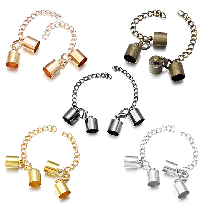 10Sets Lederband Endkappen mit – Jewelry Making Class Bewertung und Preis