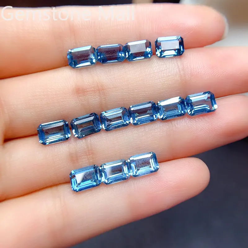 Natürlicher Topas im Smaragdsc – Jewelry Making In London Bewertung und Preis