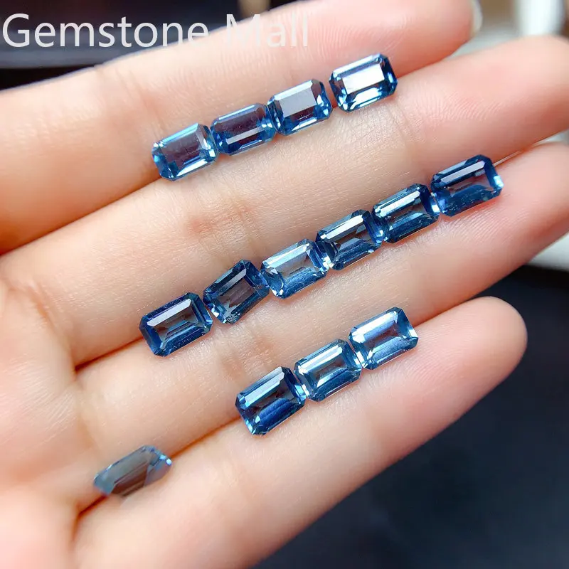 Natürlicher Topas im Smaragdsc – Jewelry Making In London Bewertung und Preis