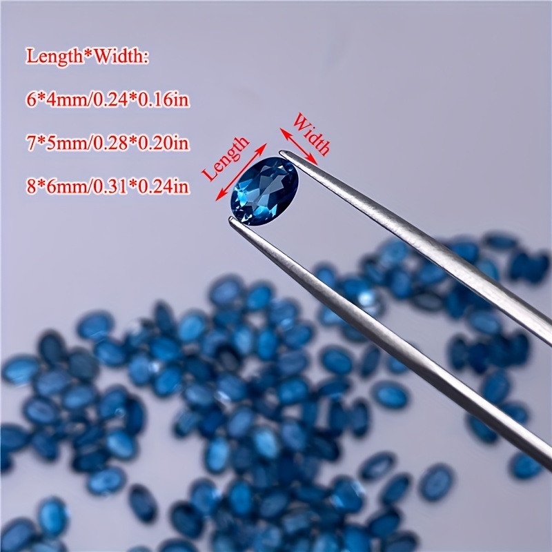 1pc natürliche London blau Top – Jewelry Making In London Bewertung und Preis
