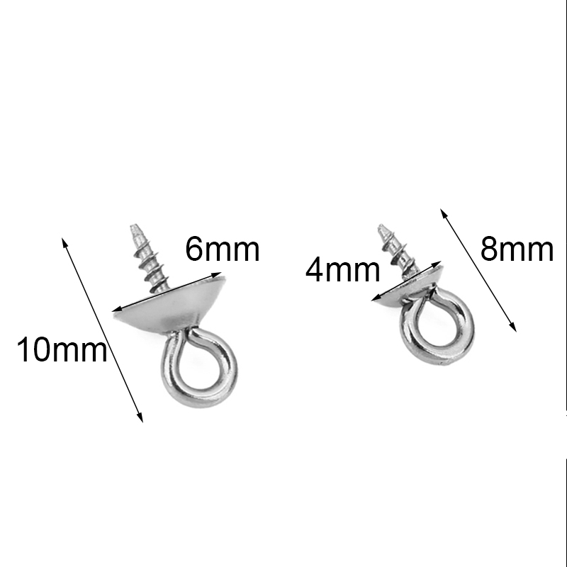 20 Stück Edelstahl-Perlenanhän – Jewelry Making Eye Pins Bewertung und Preis