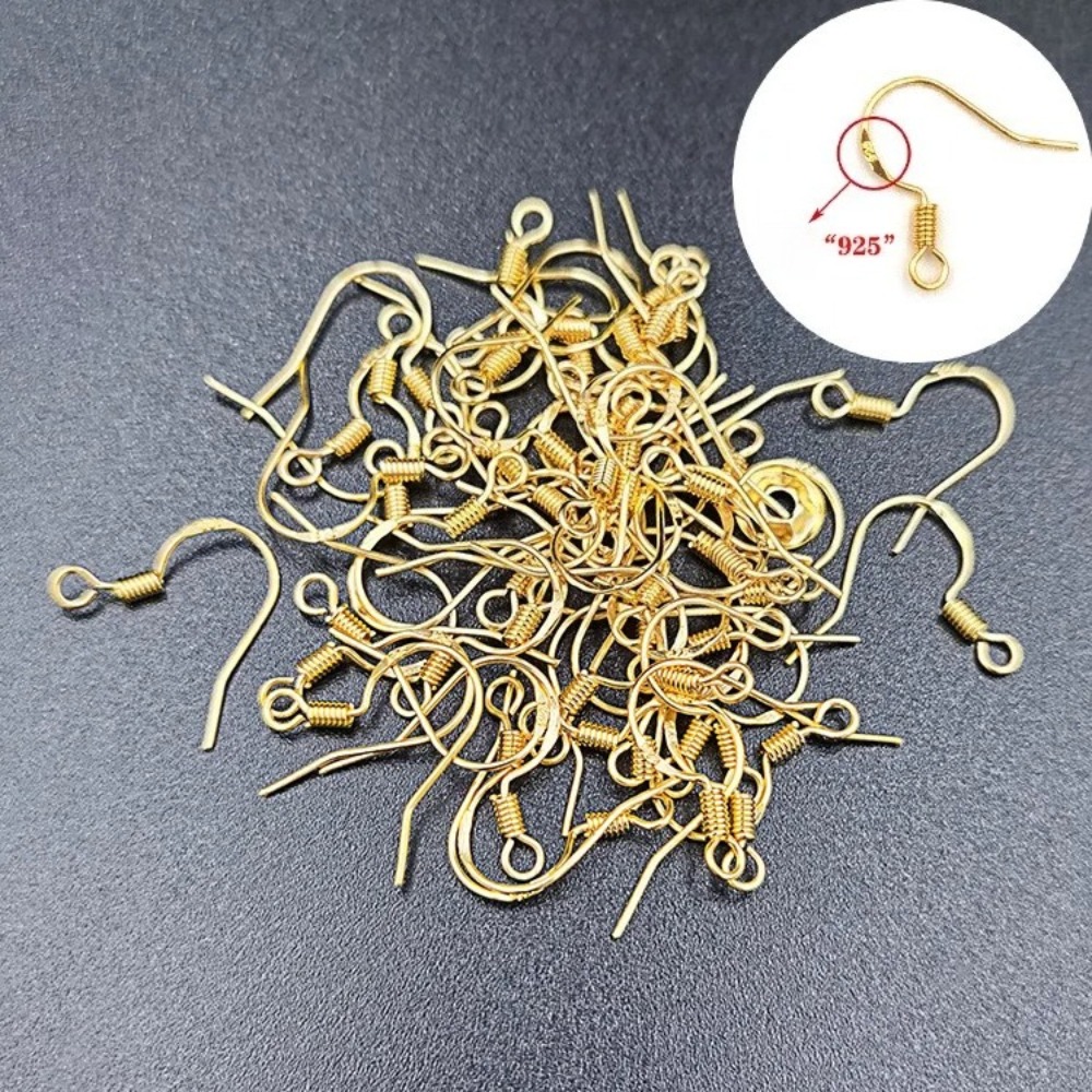 Vergoldete Ohrringhaken 100 St – Jewelry Making Wire Bewertung und Preis