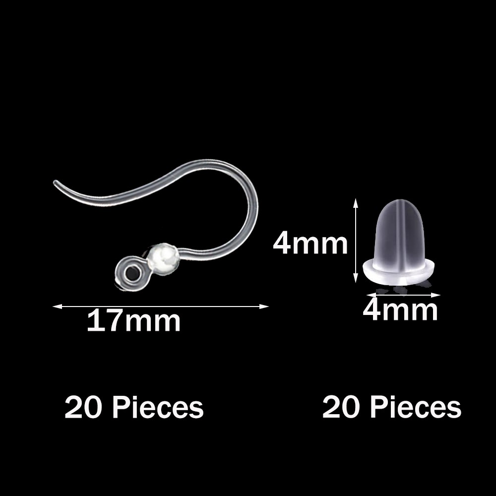 40 Stück durchsichtige Kunstst – Jewelry Making Wire Bewertung und Preis