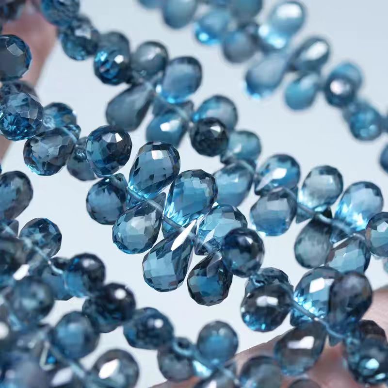 6A London Blue Topas Tropfen f – Jewelry Making In London Bewertung und Preis