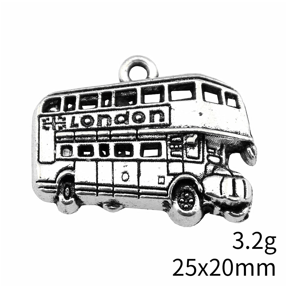 IFOCUS 10 Stück/Lot London Bus – Jewelry Making In London Bewertung und Preis