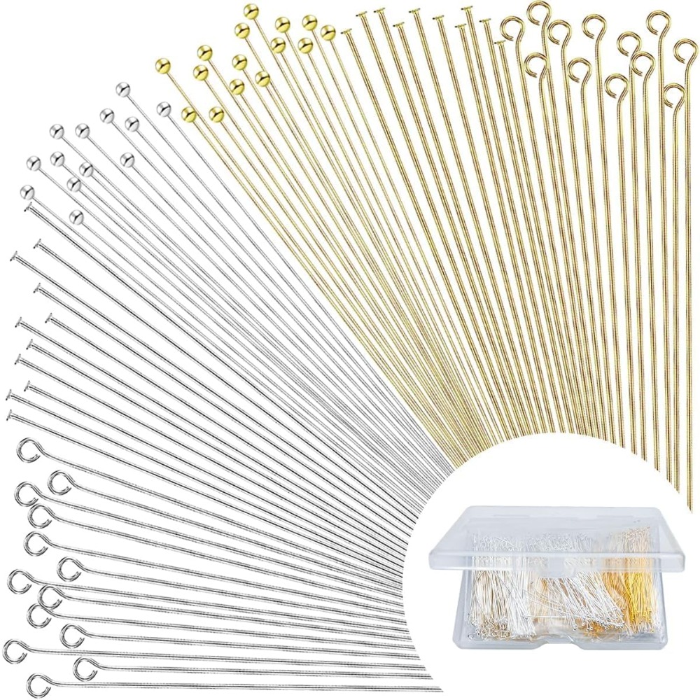 600 Stück Flachkopf-Ösenstifte – Jewelry Making Eye Pins Bewertung und Preis