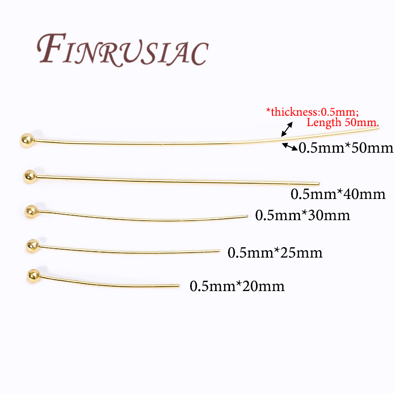 50 Stück 20–50 mm vergoldete S – Jewelry Making Eye Pins Bewertung und Preis