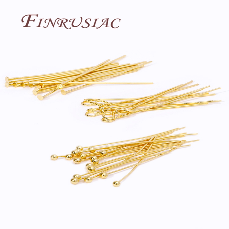 50 Stück 20–50 mm vergoldete S – Jewelry Making Eye Pins Bewertung und Preis