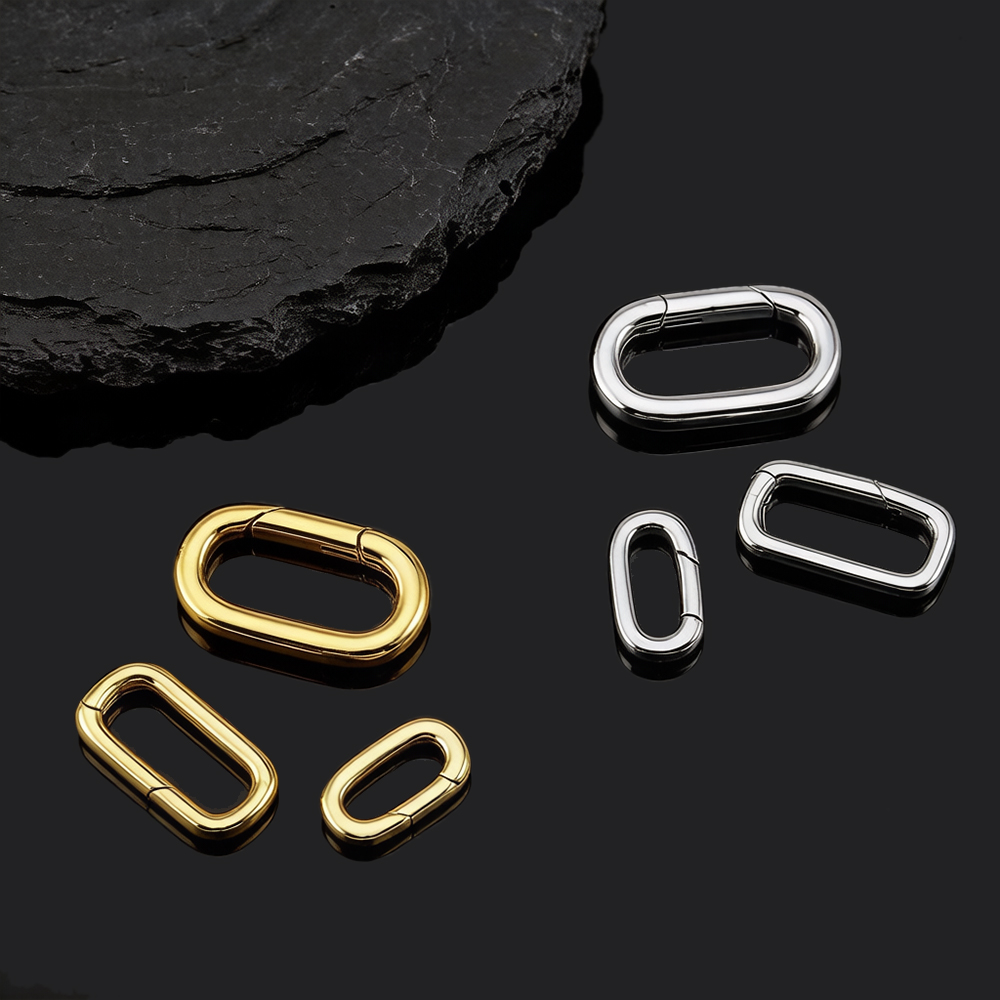 2 Stück 18K vergoldete ovale K – Jewelry Making Class Bewertung und Preis