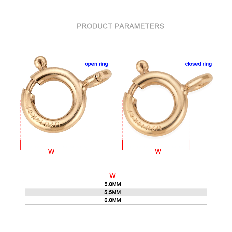 14K Goldfilled Federringversch – Jewelry Making Rings Bewertung und Preis
